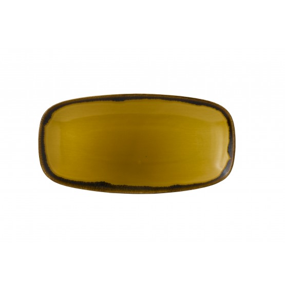 Harvest Mustard Chefs' Oblong Plate